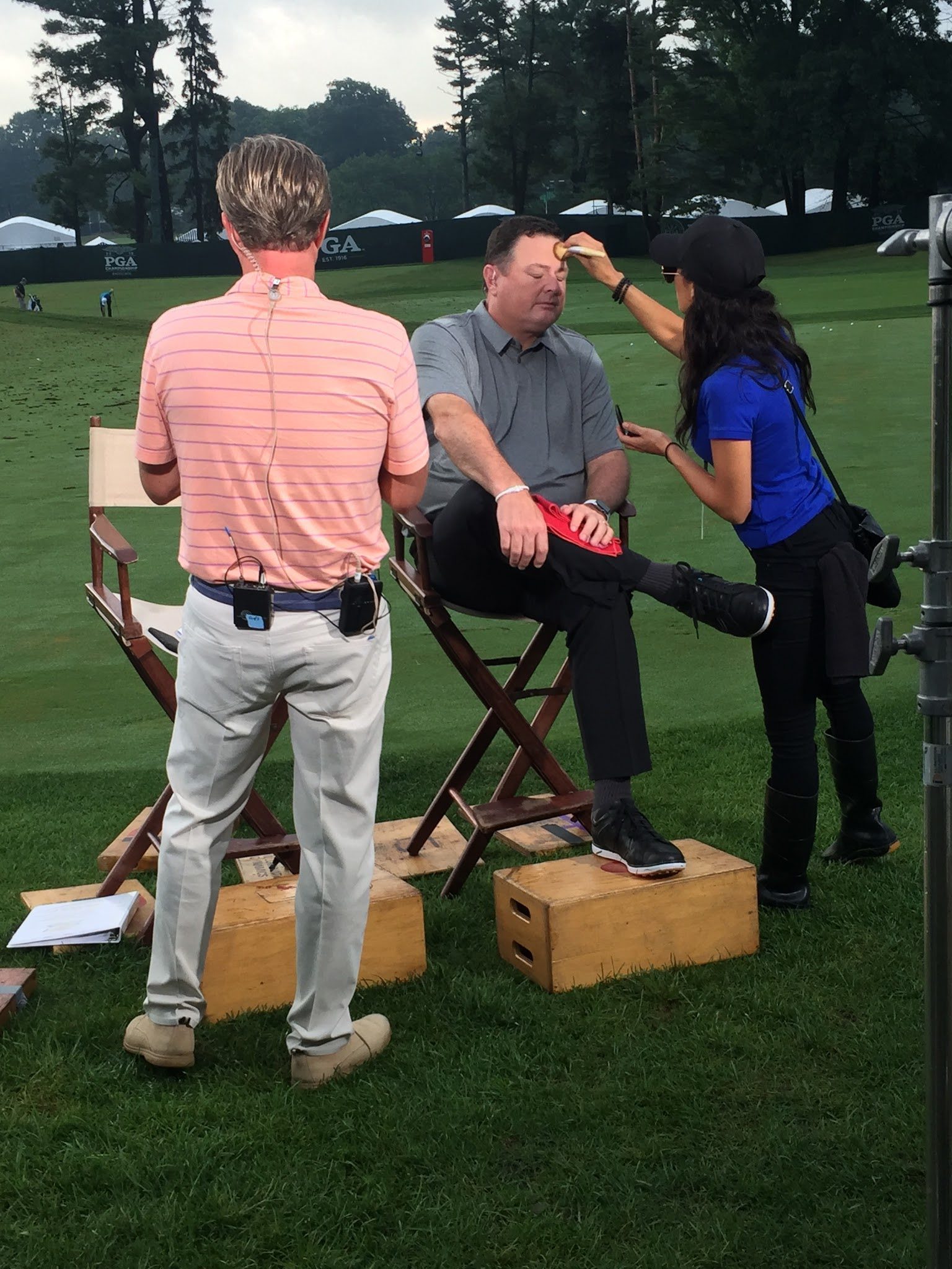 Behind the scenes with Masters Artistry — Alaina DeBernardis on set