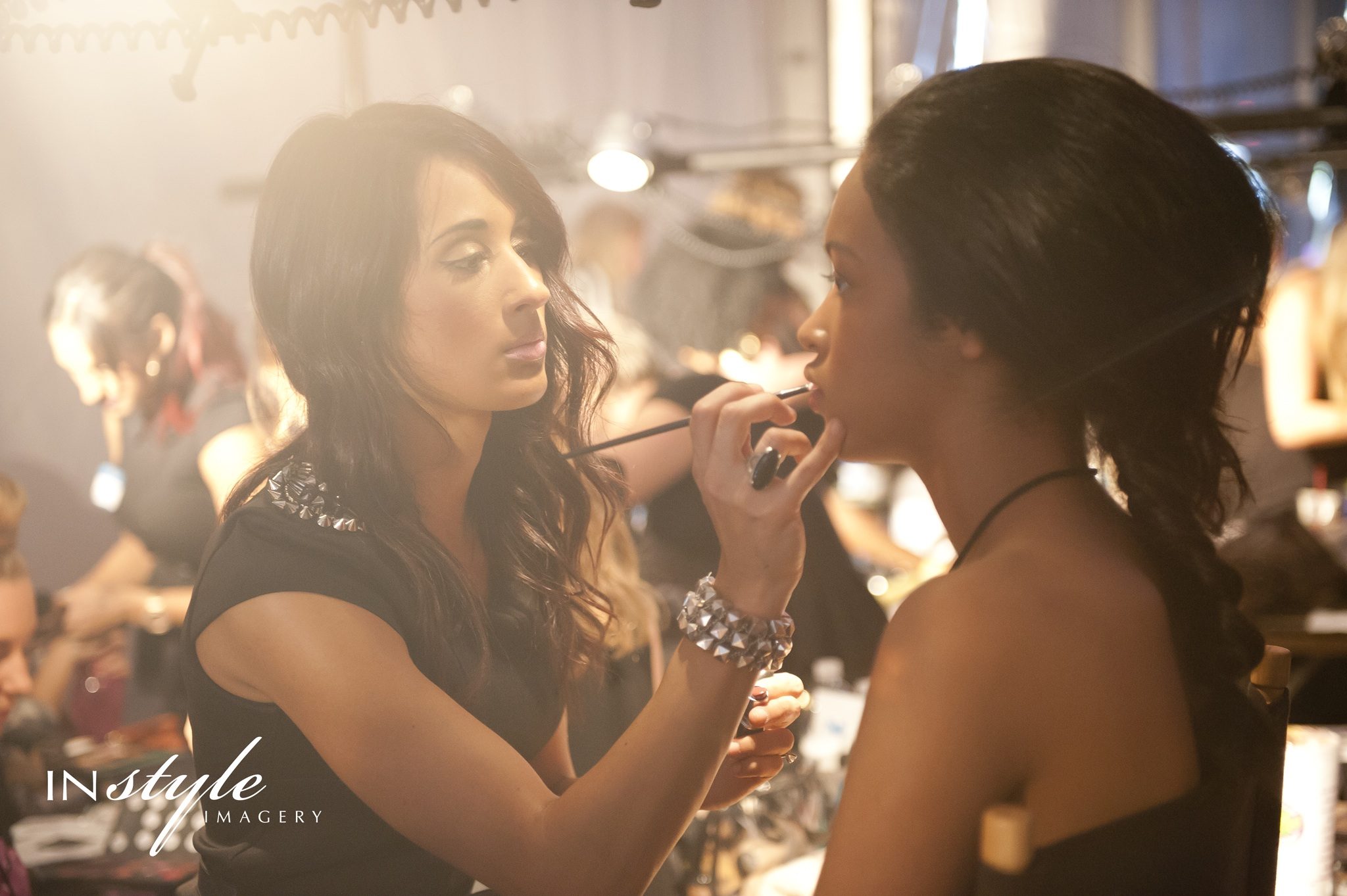 Behind the scenes with Masters Artistry — Alaina DeBernardis on set