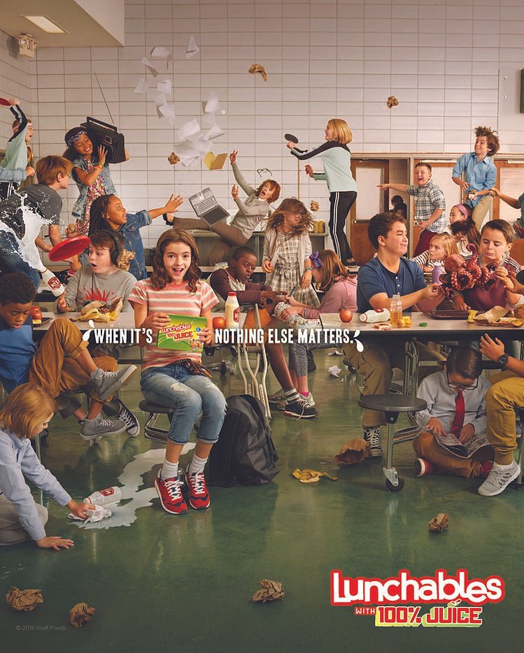Kraft commercial — hair & makeup by Masters Artistry