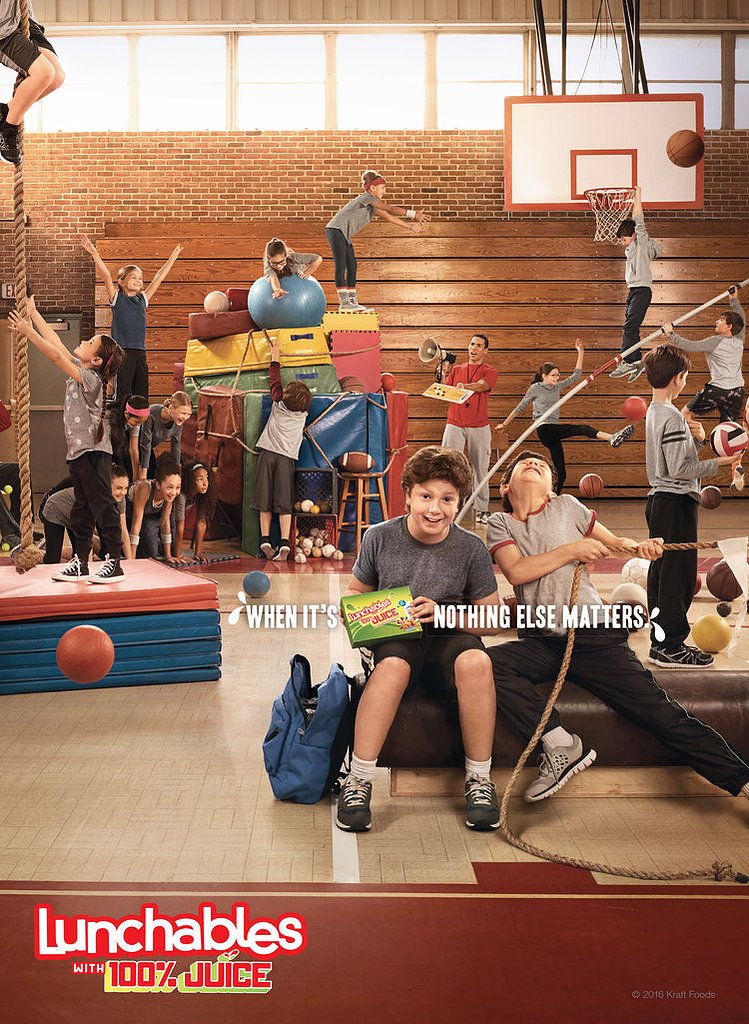 Kraft Lunchables commercial — hair & makeup by Masters Artistry