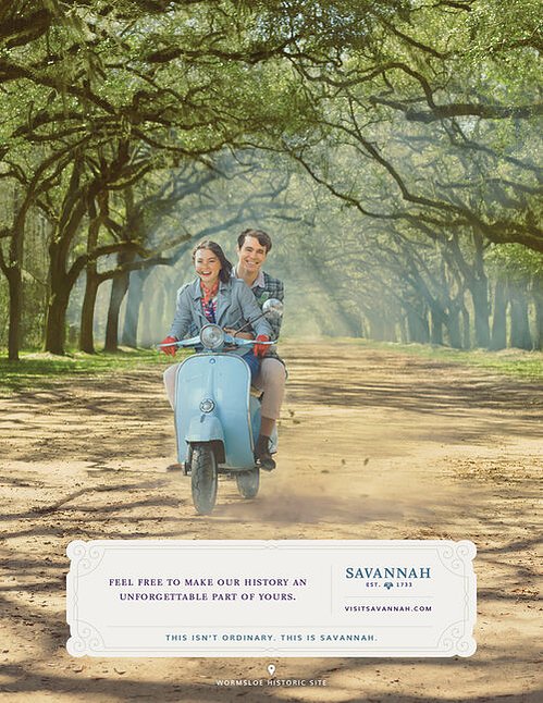 Visit Savannah tourism campaign — hair & makeup by Masters Artistry