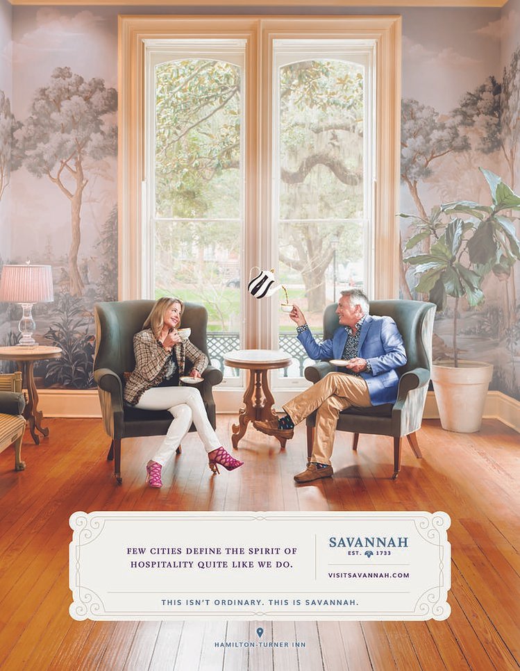 Visit Savannah tourism campaign — hair & makeup by Masters Artistry