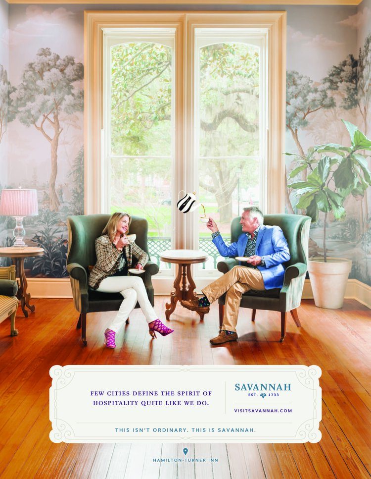 Visit Savannah tourism campaign — hair & makeup by Masters Artistry