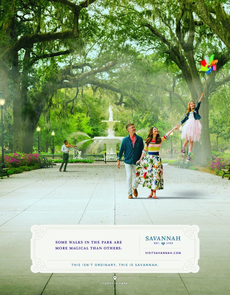 Visit Savannah tourism campaign — hair & makeup by Masters Artistry