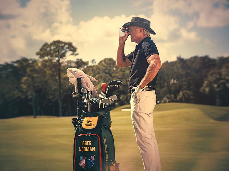 Greg Norman for Garmin Golf — hair & makeup by Masters Artistry