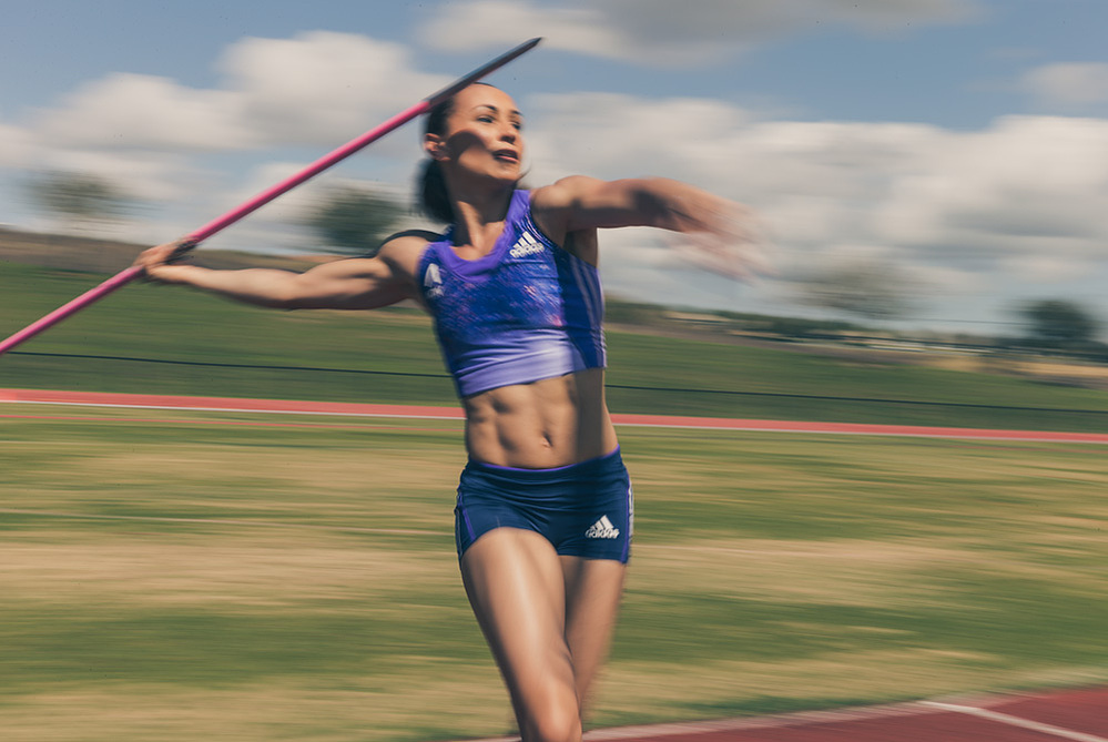 Jessica Ennis-Hill for Adidas — hair & makeup by Masters Artistry