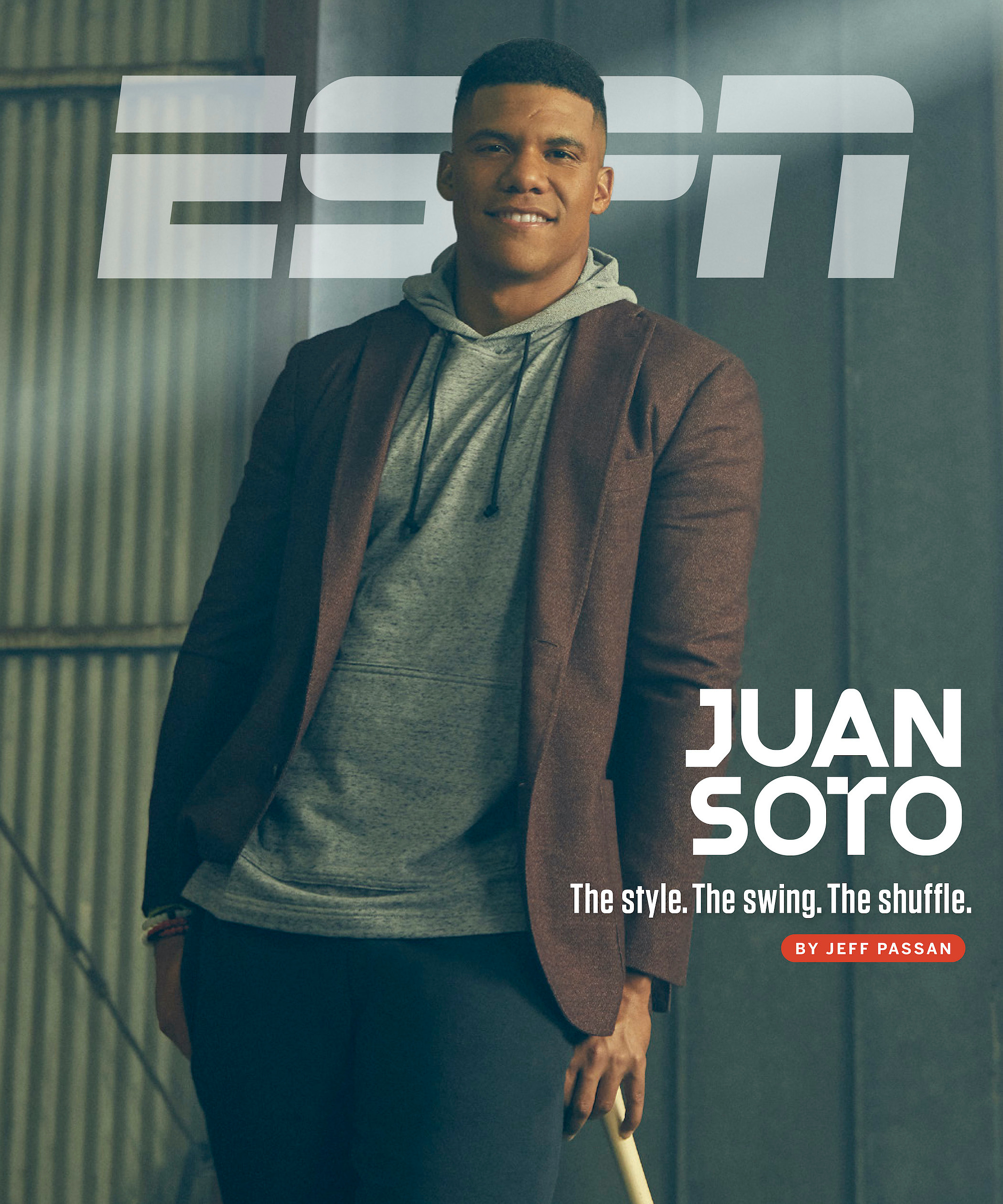 Juan Soto cover — ESPN The Magazine, hair & makeup by Masters Artistry